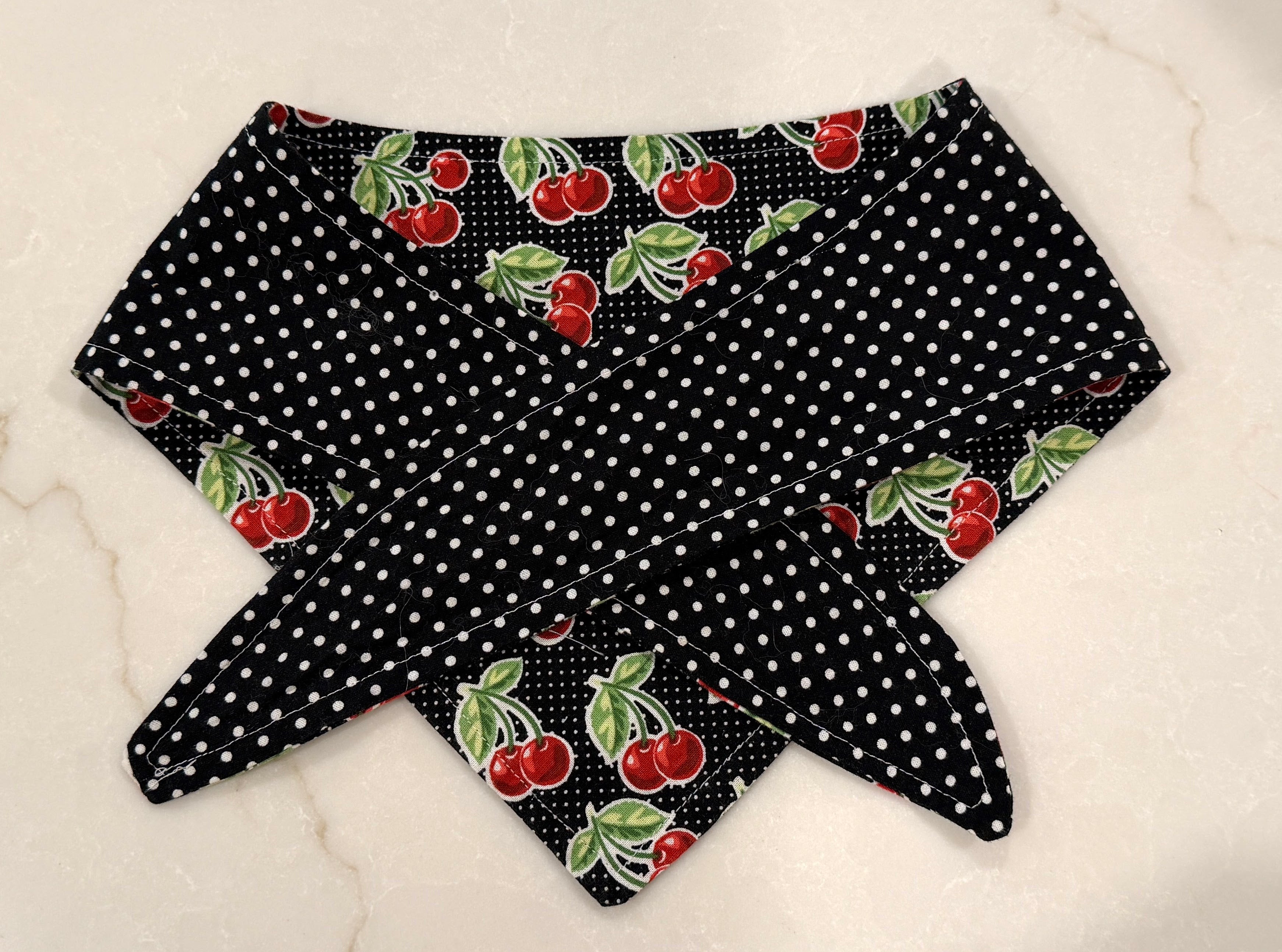 Bowl of Cherries Matching Set (Large Dog Bandanna and Doll Dress)