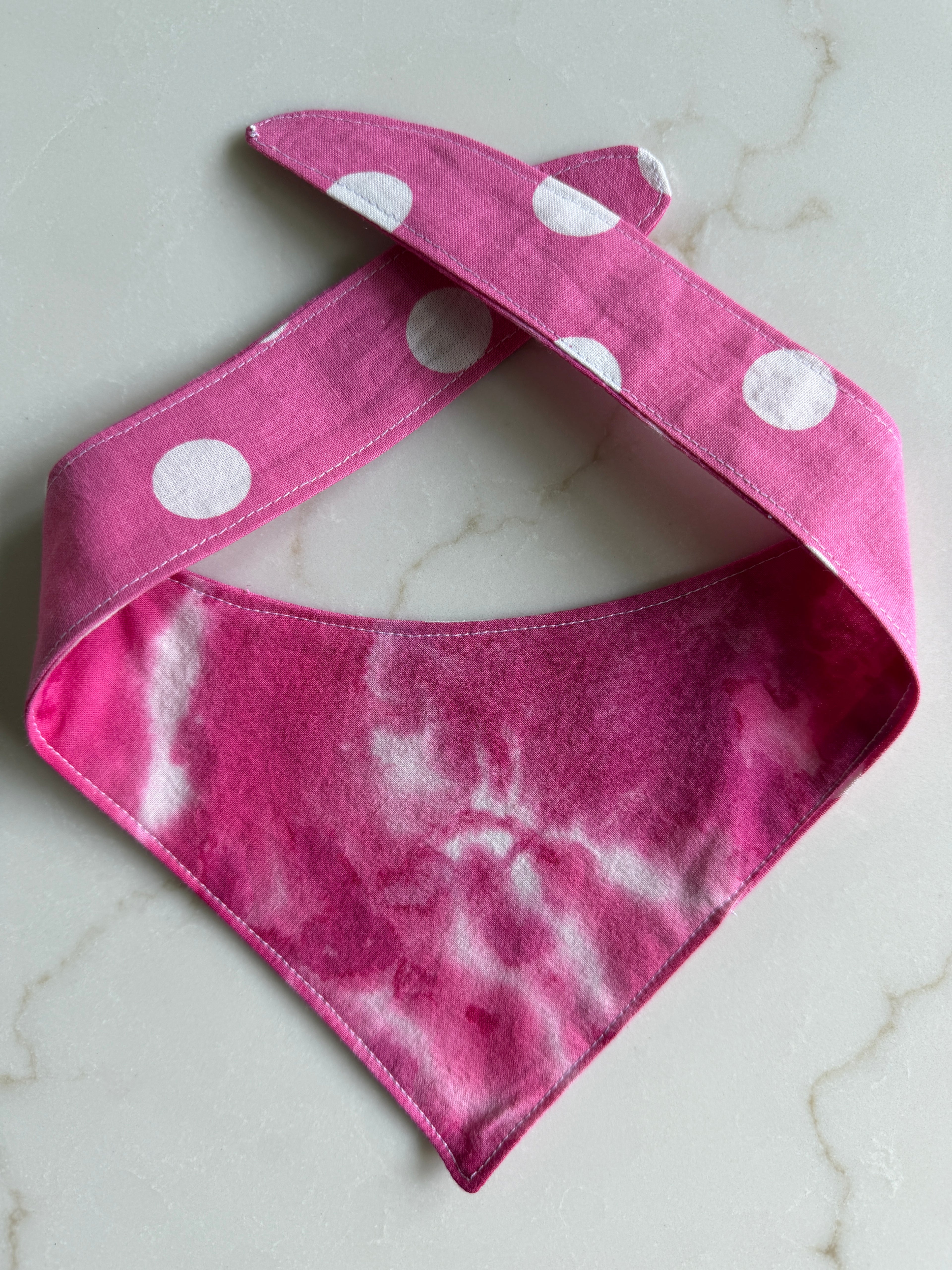 Pink Batik with Polka Dot SMALL