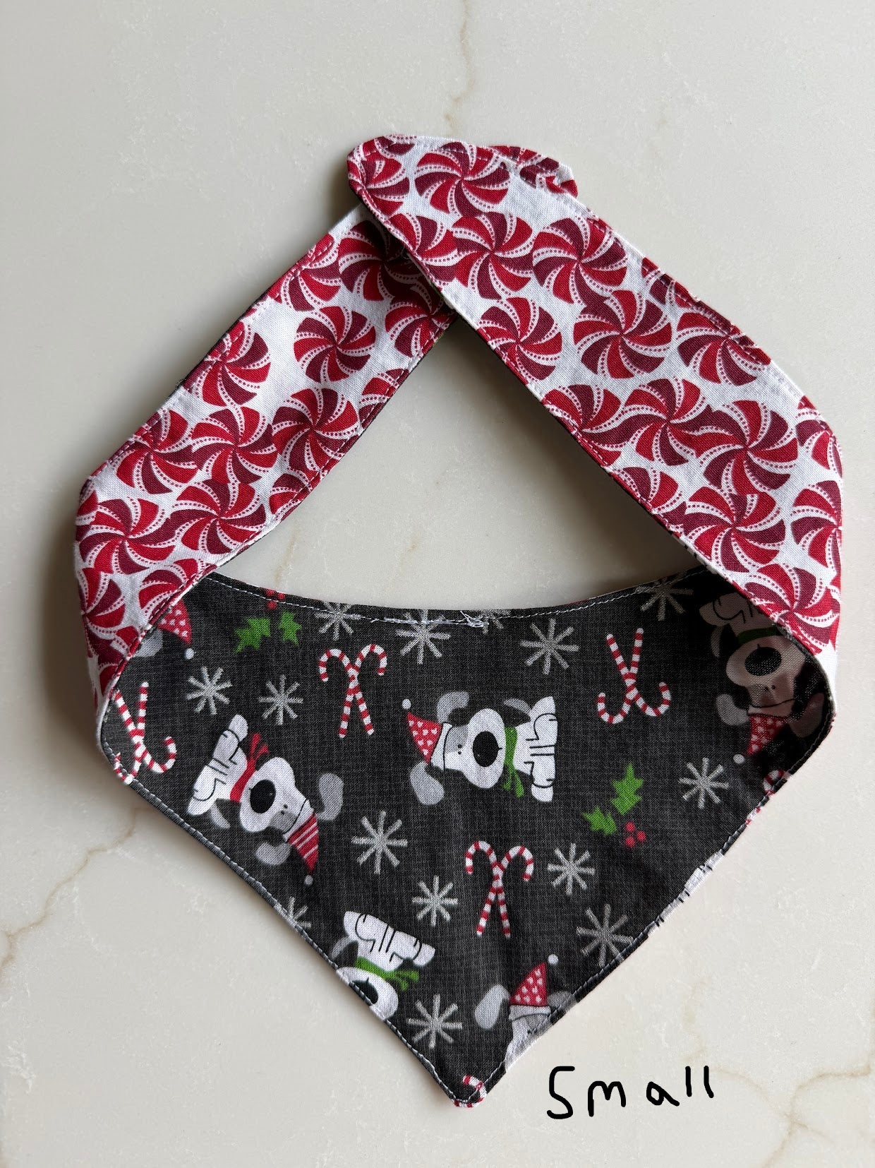Christmas Pup with Peppermint SMALL, MED, LARGE AVAILABLE