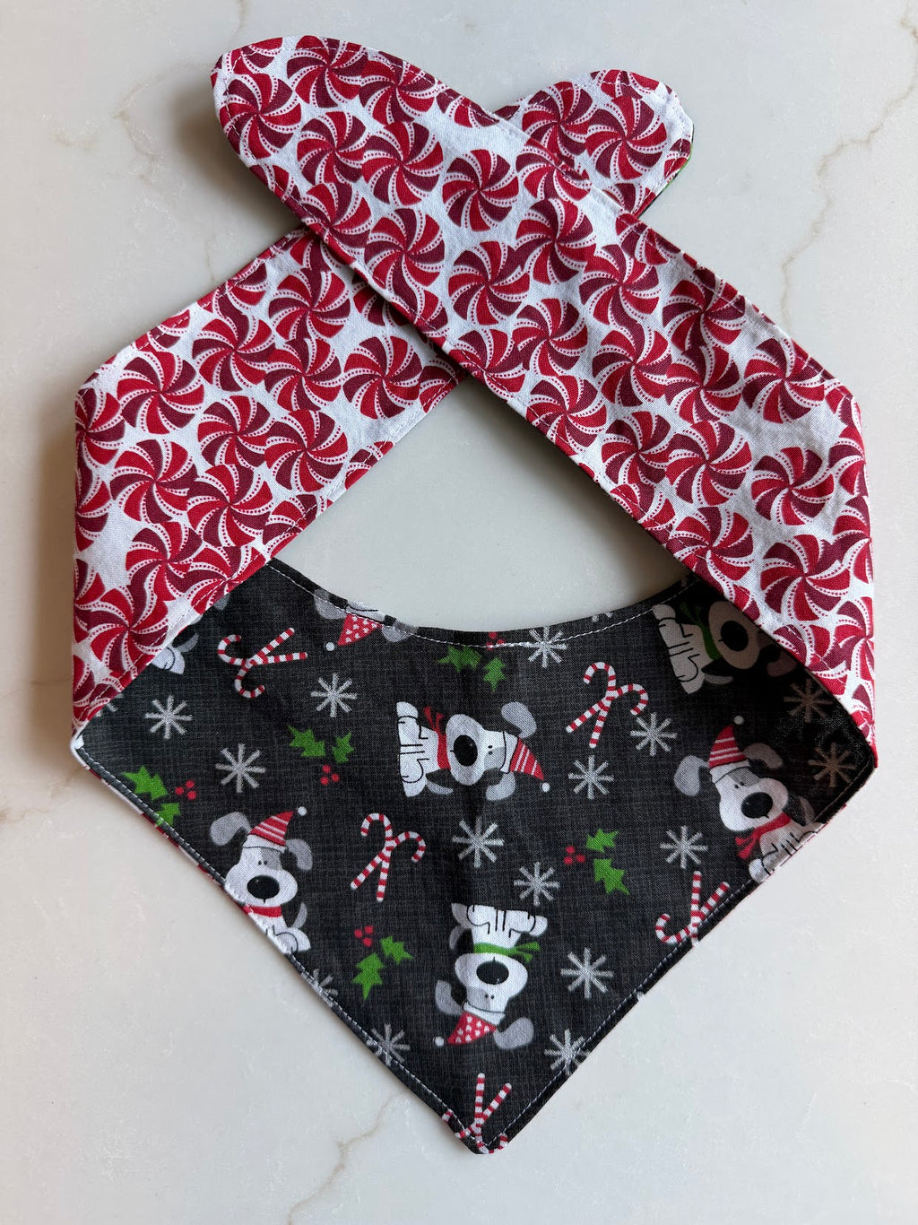 Christmas Pup with Peppermint SMALL, MED, LARGE AVAILABLE