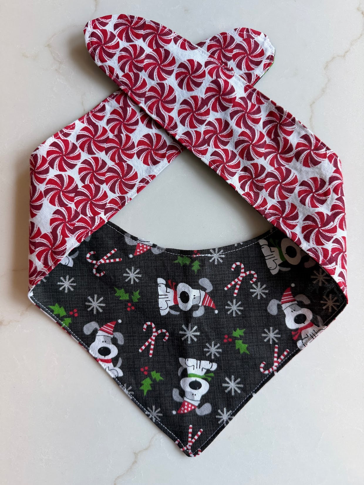 Christmas Pup with Peppermint SMALL, MED, LARGE AVAILABLE