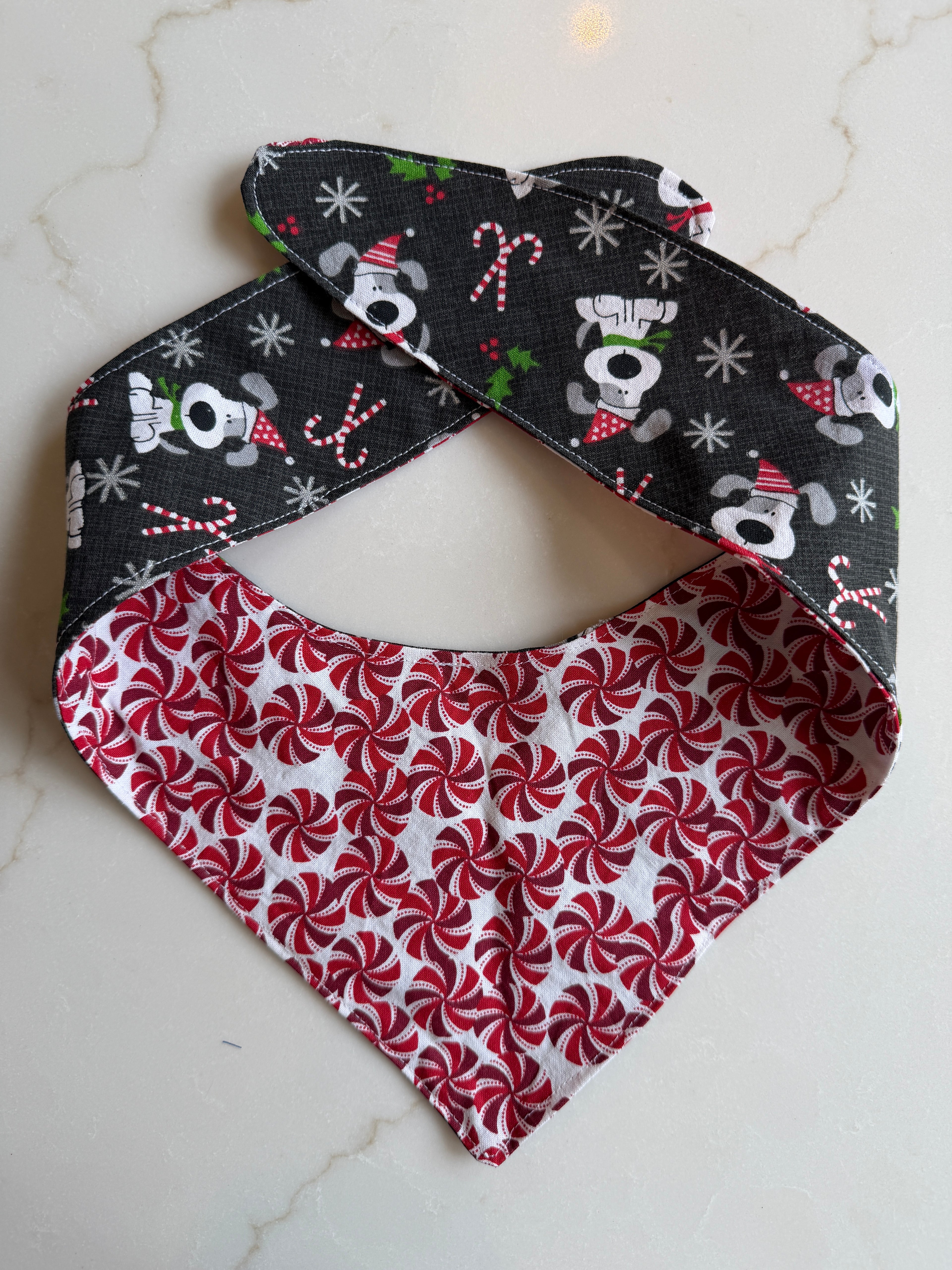 Christmas Pup with Peppermint SMALL, MED, LARGE AVAILABLE