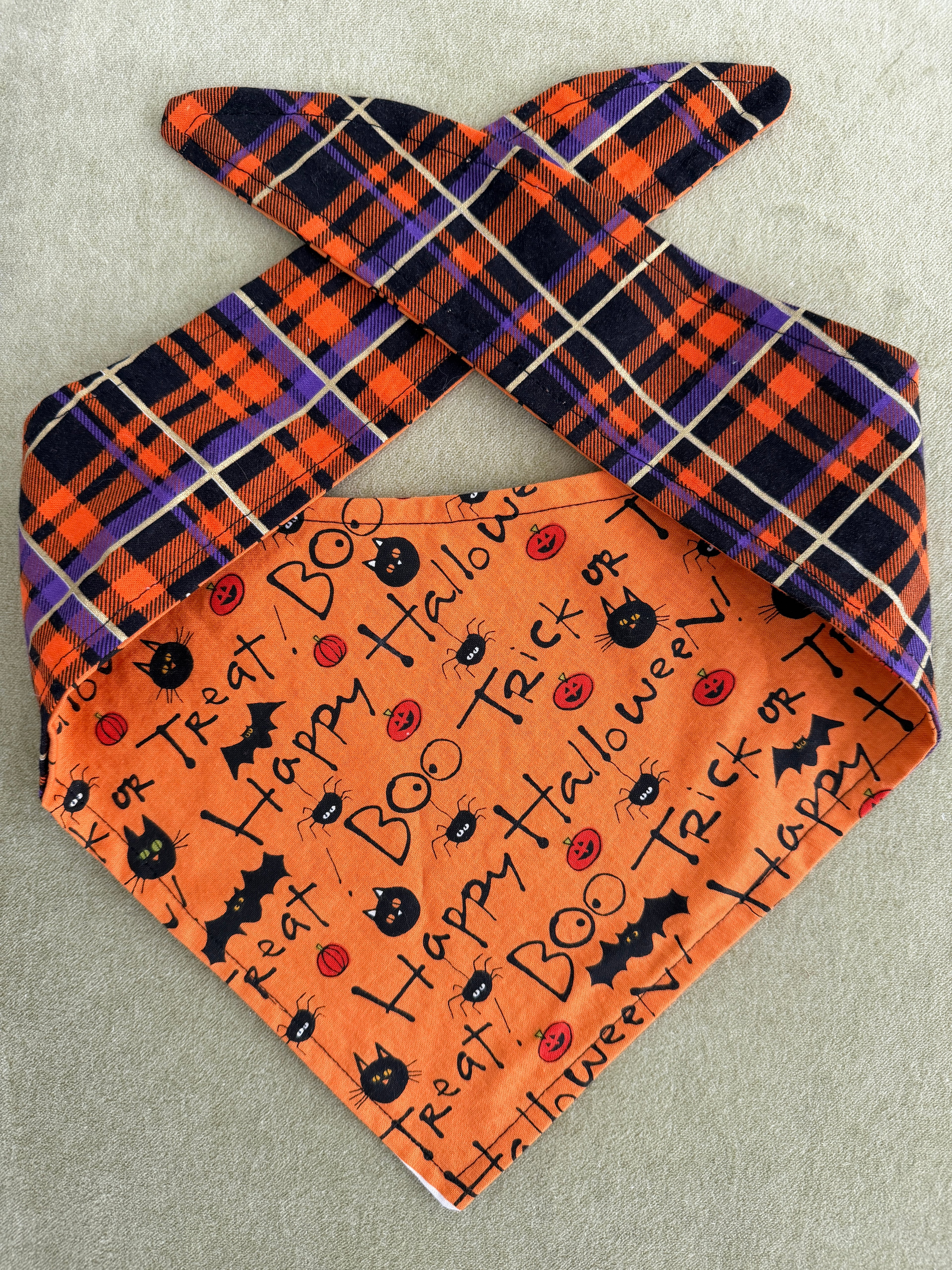 Trick or Treat Plaid LARGE