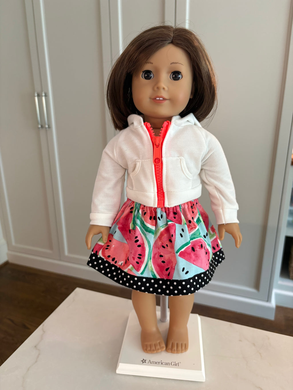 Watermelon with Polka Dots