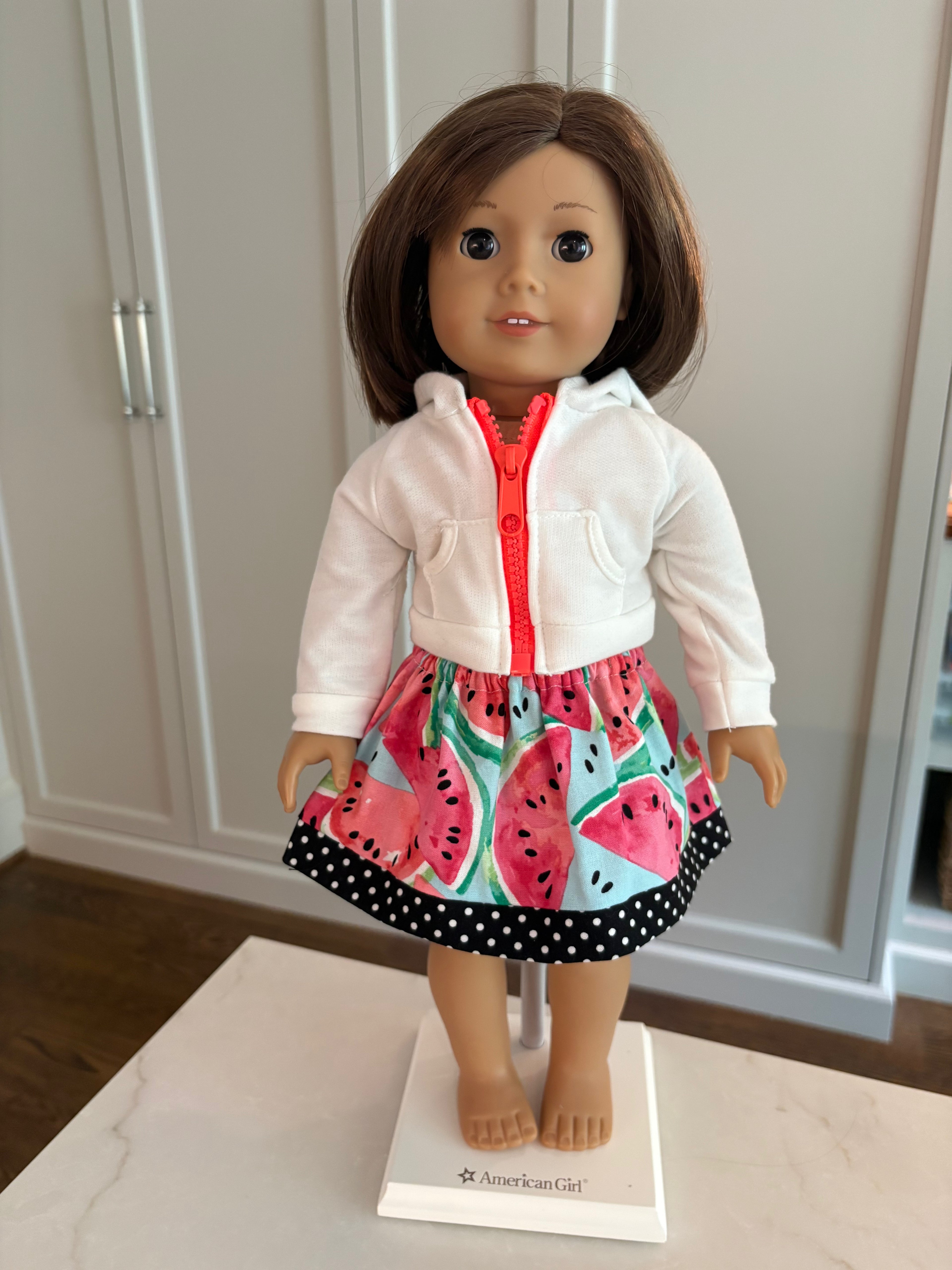 Watermelon with Polka Dots
